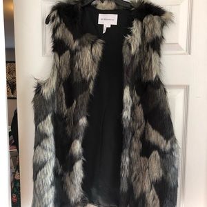 BcBG Fur Vest